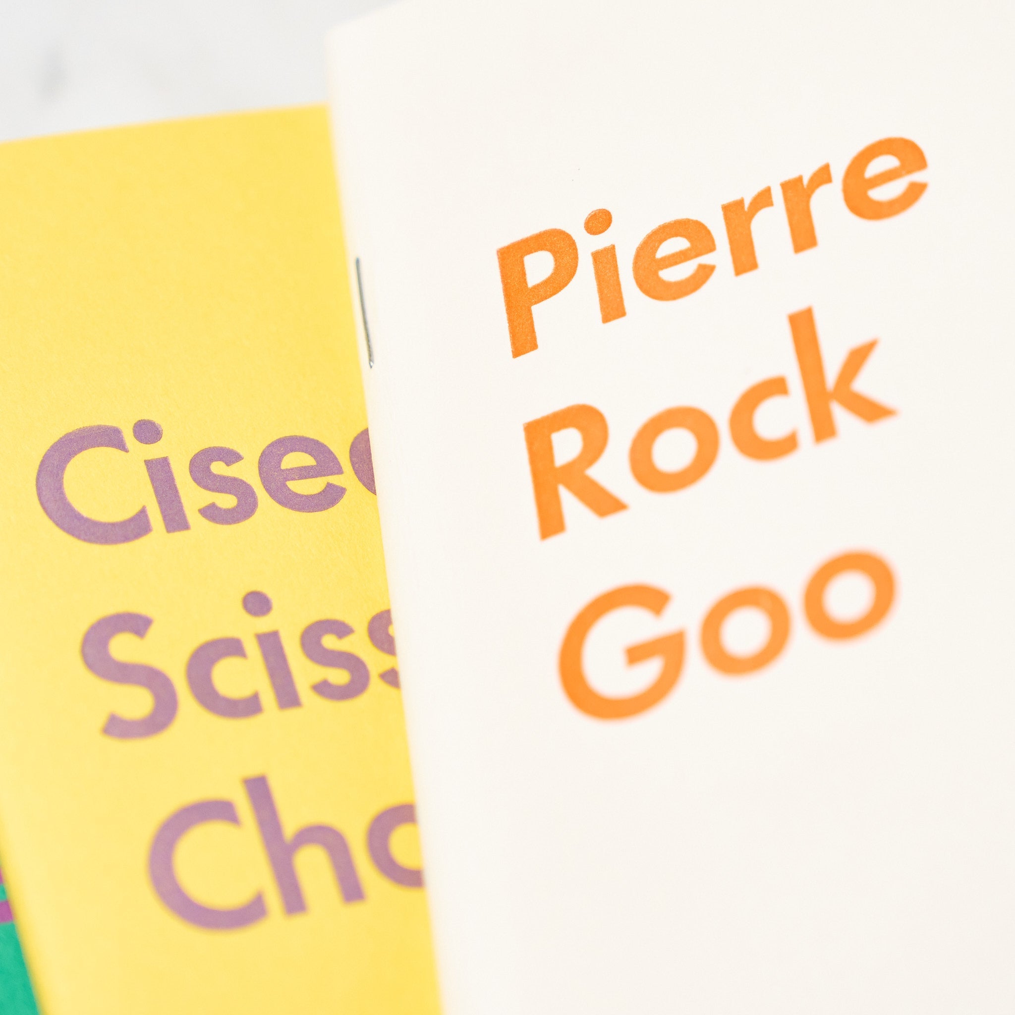 Goo Choki Paa 3-Pack Premium Notebook Set with Letterpress Lettering - Perfect for Journaling, Note Taking & Gift Giving