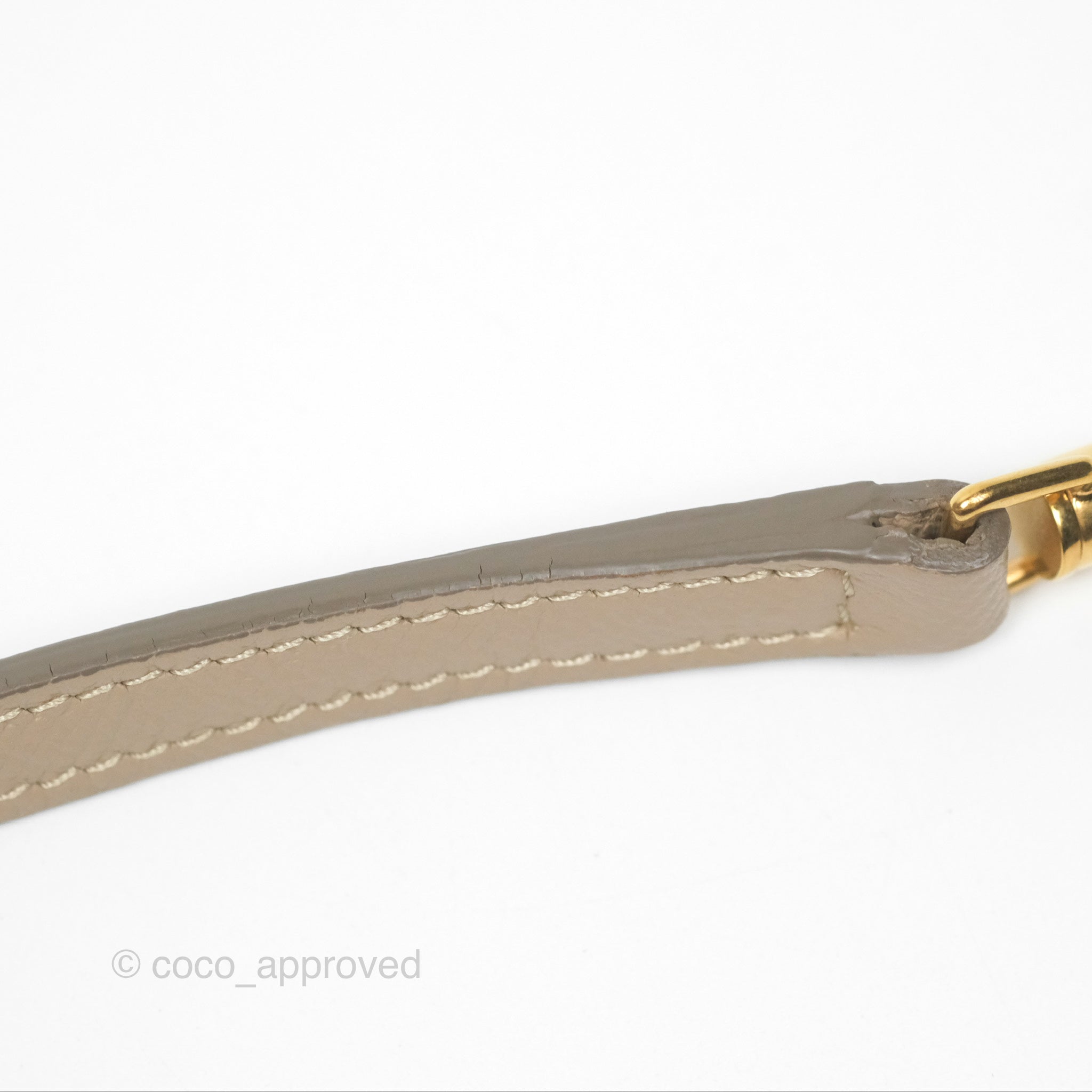 Celine Nano Belt Bag in Light Taupe Grained Calfskin with Gold Hardware - Perfect for Everyday Use, Work, and Travel