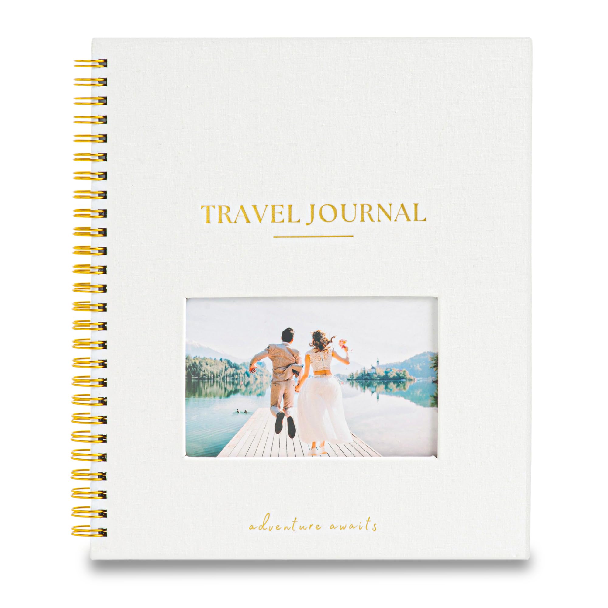 Travel Journal with Prompts – Undated Travel Scrapbook & Adventure Diary for Women, Men, Couples & Teens | Perfect for Road Trips, Bucket Lists & World Travel | Great Gift Idea for Travel Lovers (Cream)