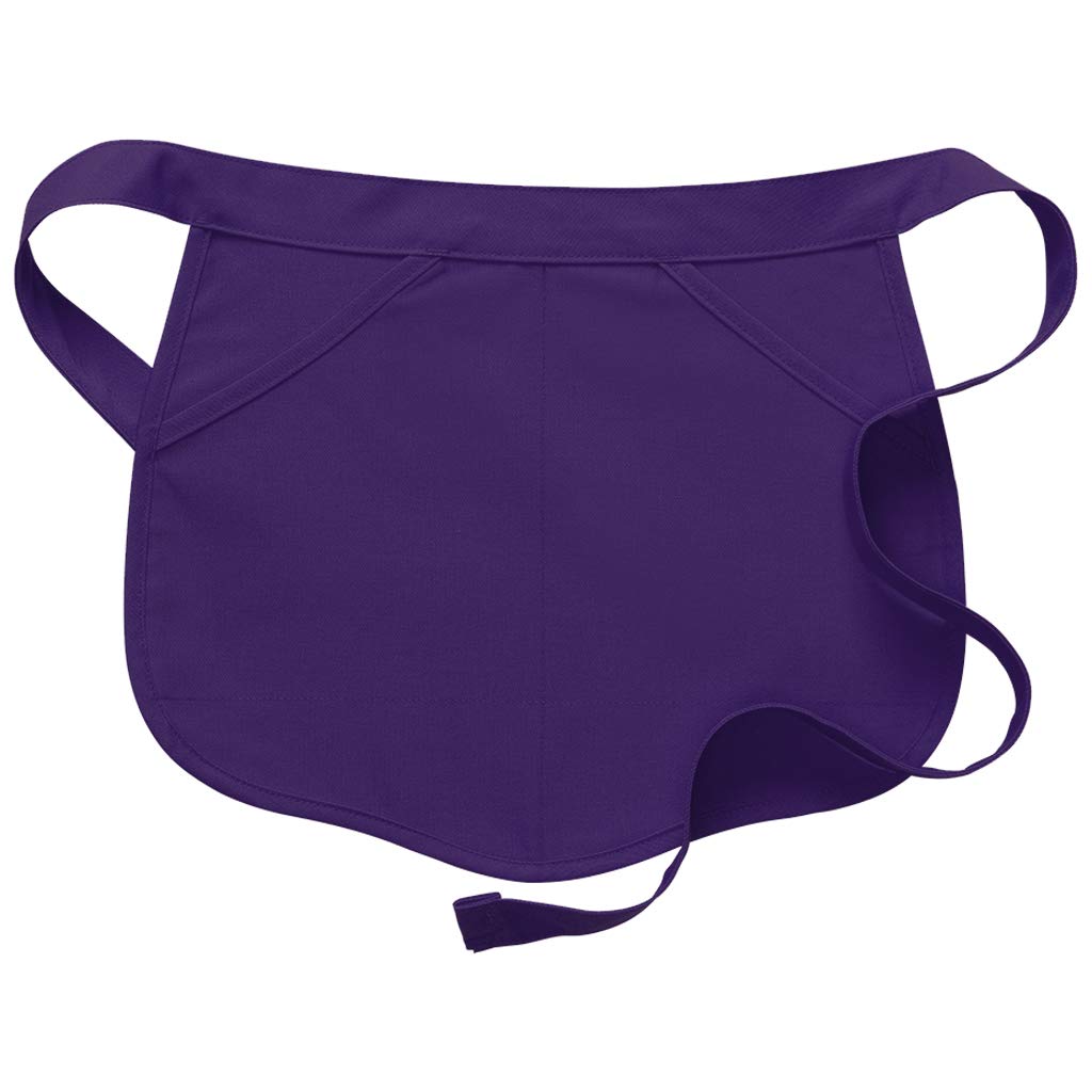 DayStar Apparel 130 Scalloped Waist Apron - Adjustable Waistband, Stylish Kitchen Apron for Cooking, Baking & Serving - Perfect for Chefs, Waitresses & Home Cooks