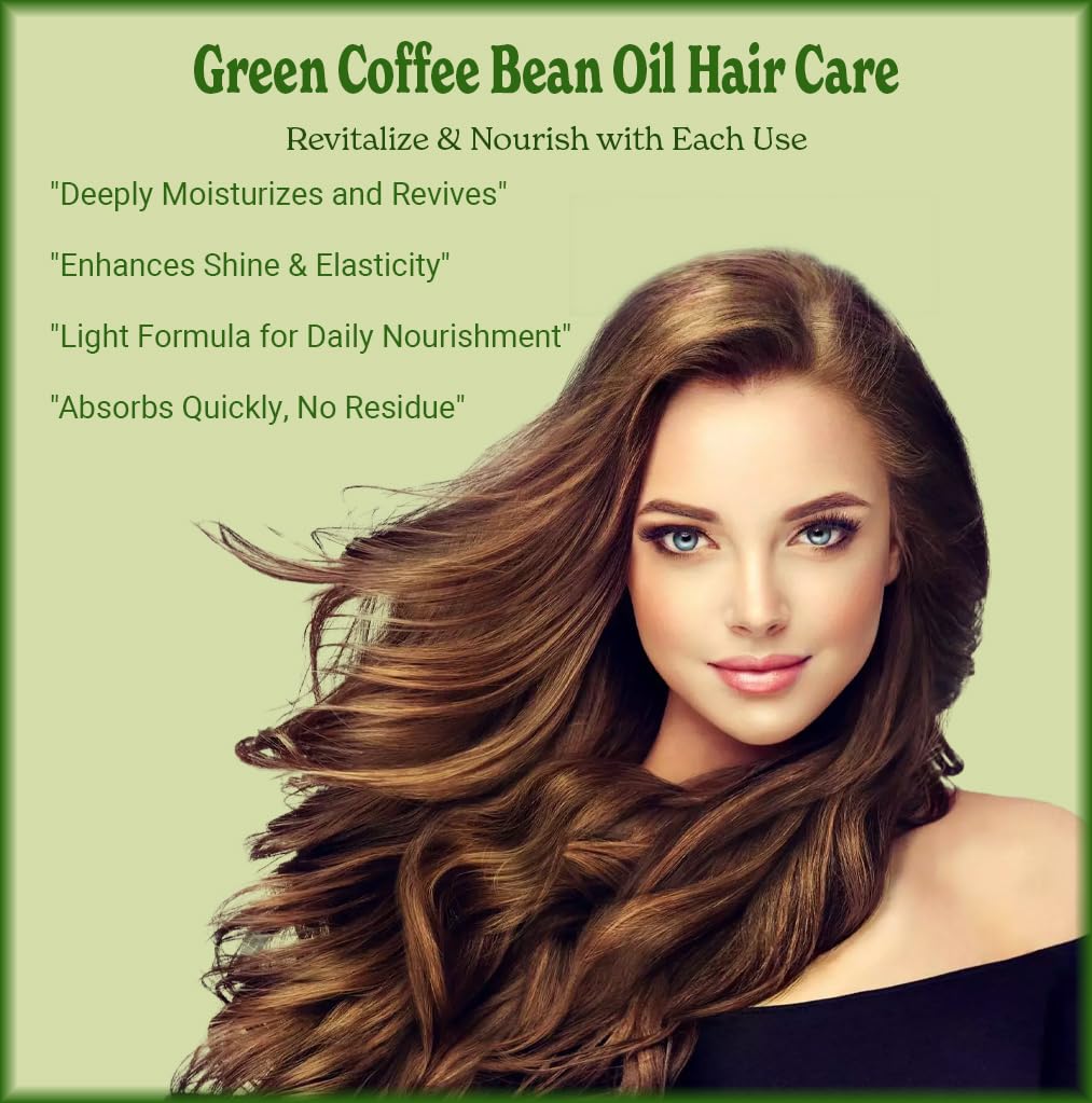 Organic Cold-Pressed Green Coffee Bean Oil - 1 Gallon | Natural Born Oils | Rich in Vitamin E & Essential Fatty Acids | Deep Moisturizer for Skin & Hair | Perfect for DIY Beauty, Massage & Aromatherapy