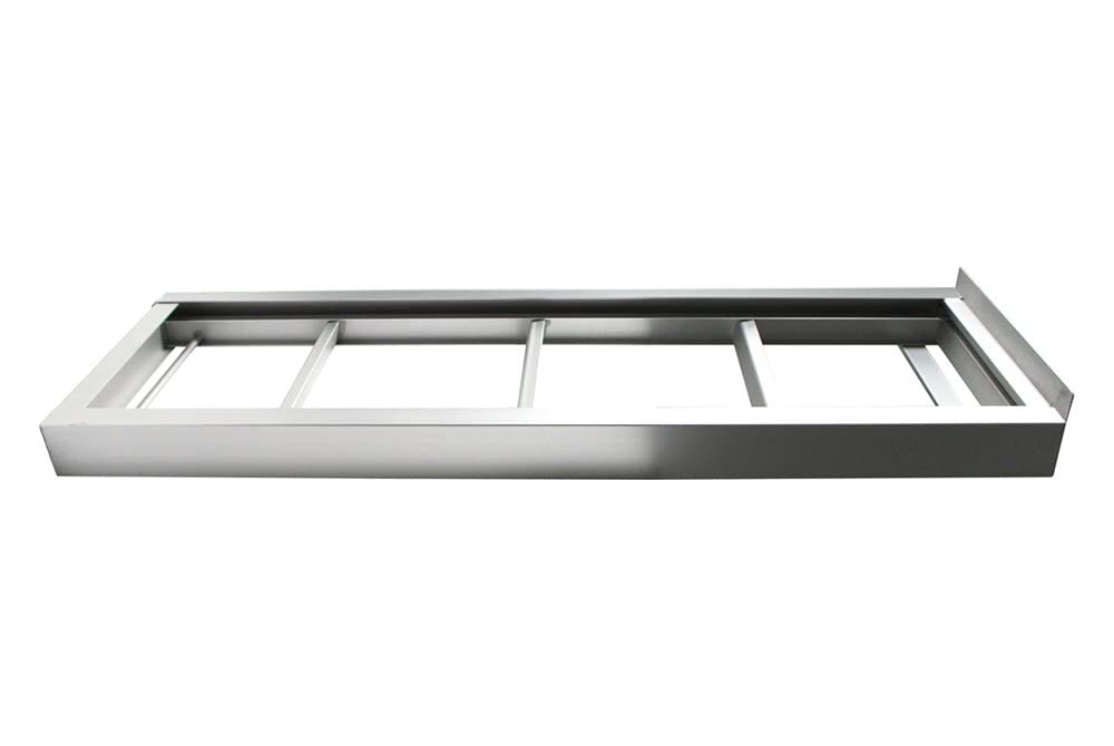 Extreme Max 3005.3434 4-Step Undermount Pontoon Boat Ladder - Heavy Duty Marine Grade Aluminum - Perfect for Swimming, Boarding & Water Sports