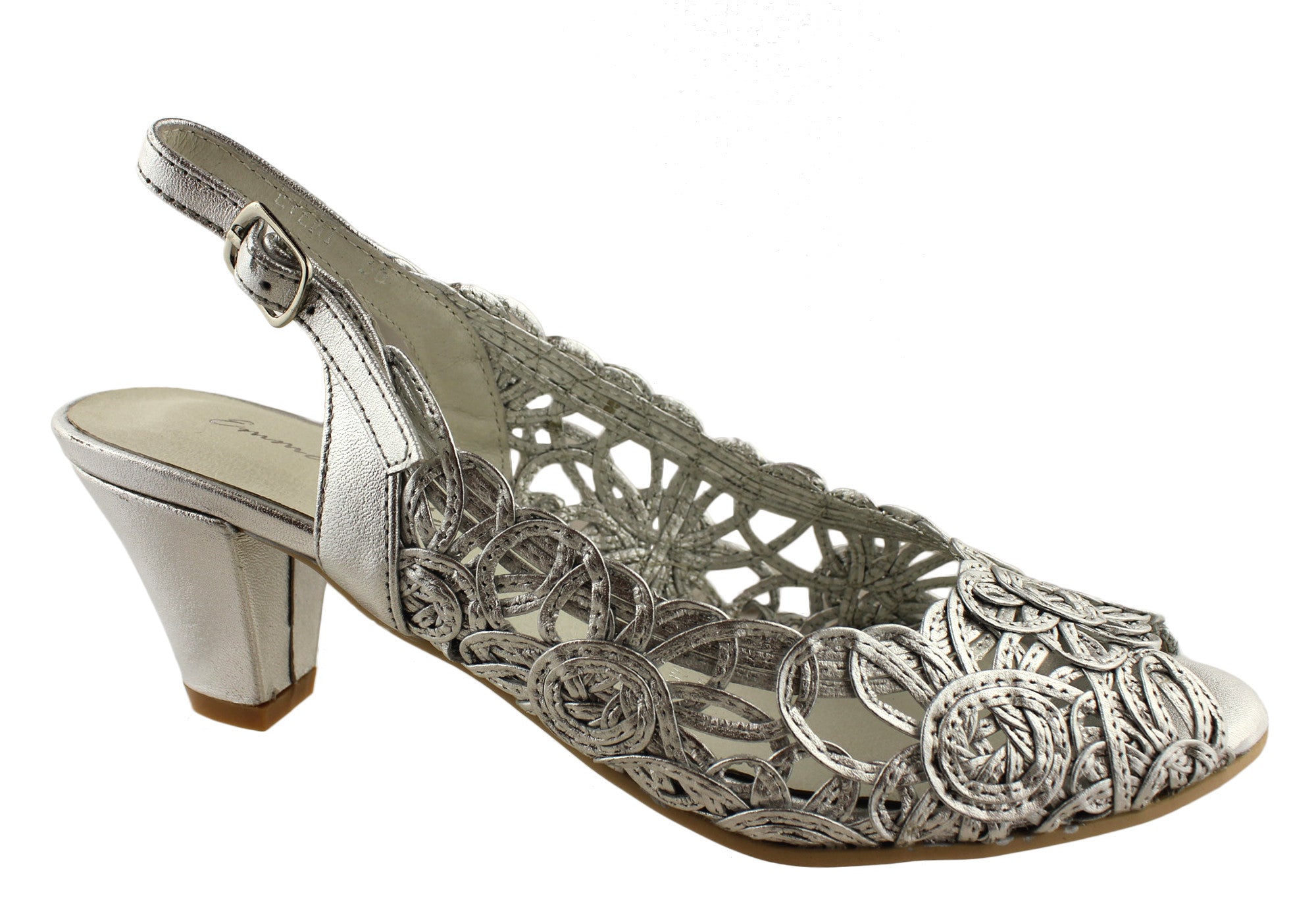 Emma Kate Women's Comfortable Mid Heel Dress Sandals - Perfect for Weddings, Parties & Formal Occasions