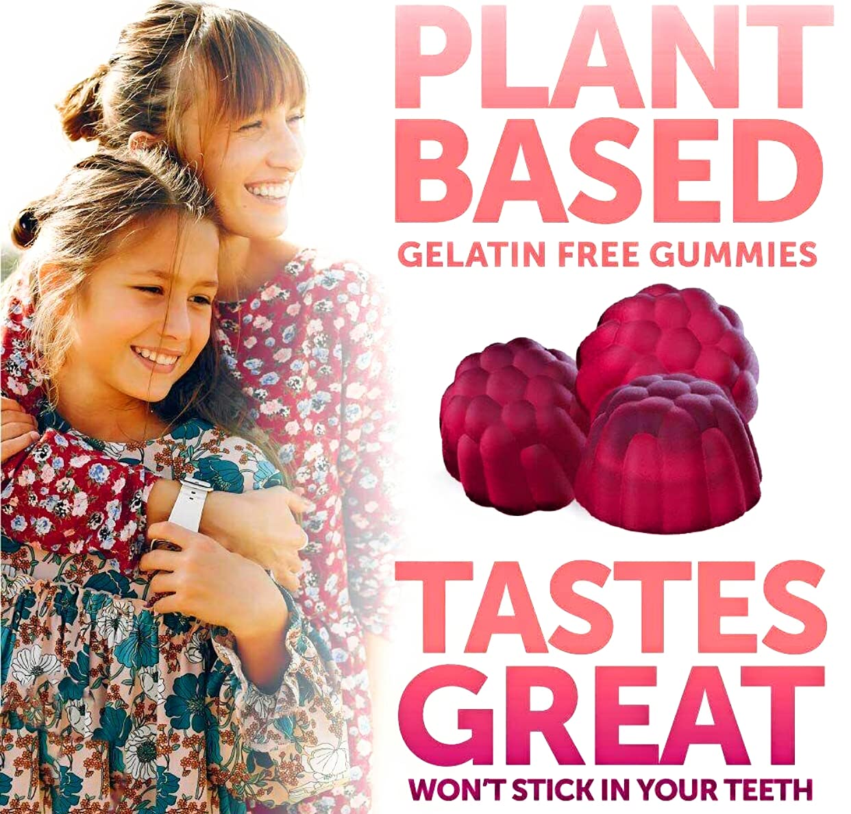 Best Vegan Biotin Gummy Vitamins for Hair Growth - Small Bite-Sized Supplement for Women & Men - Perfect for Daily Hair, Skin & Nail Care Routine