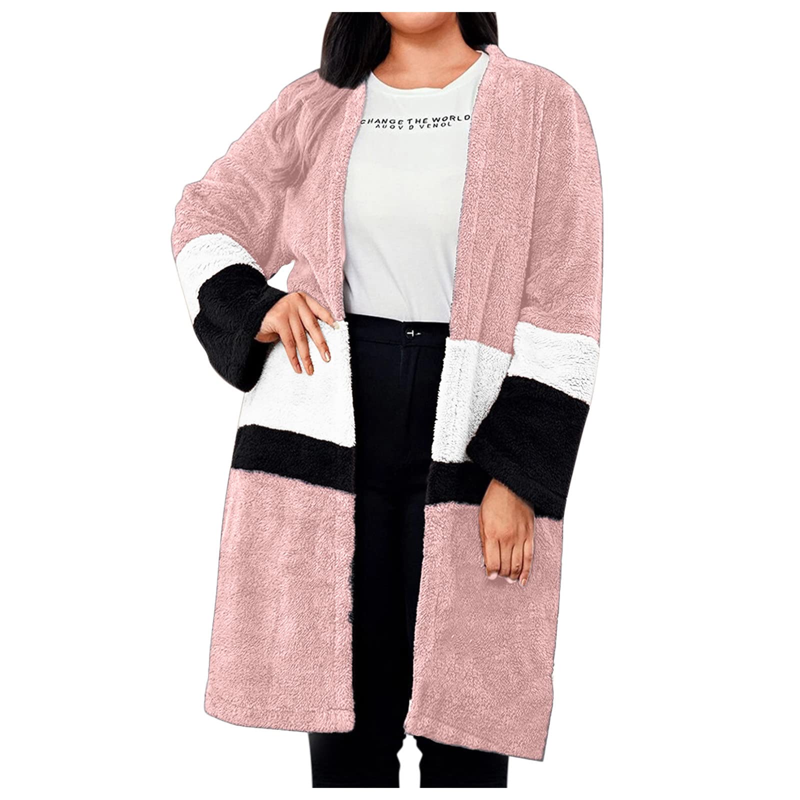 Women's Full Zip Fleece Jacket & Winter Cropped Quilted Puffer Jacket - Warm Short Coat for Outdoor Activities, Hiking, and Casual Wear
