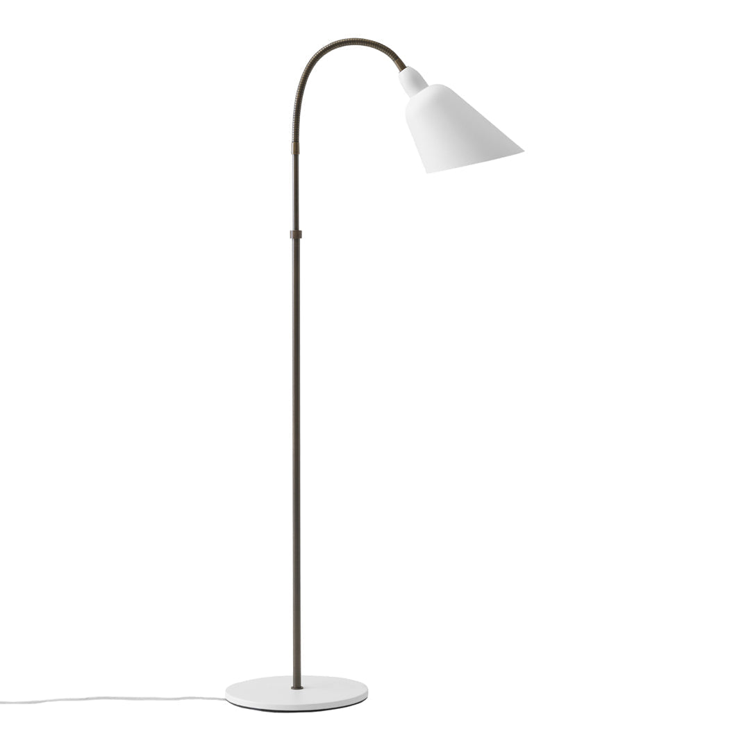 Bellevue AJ7 Modern Floor Lamp - Adjustable Height LED Standing Light for Living Room, Bedroom, Office - Perfect for Reading, Working & Home Decor