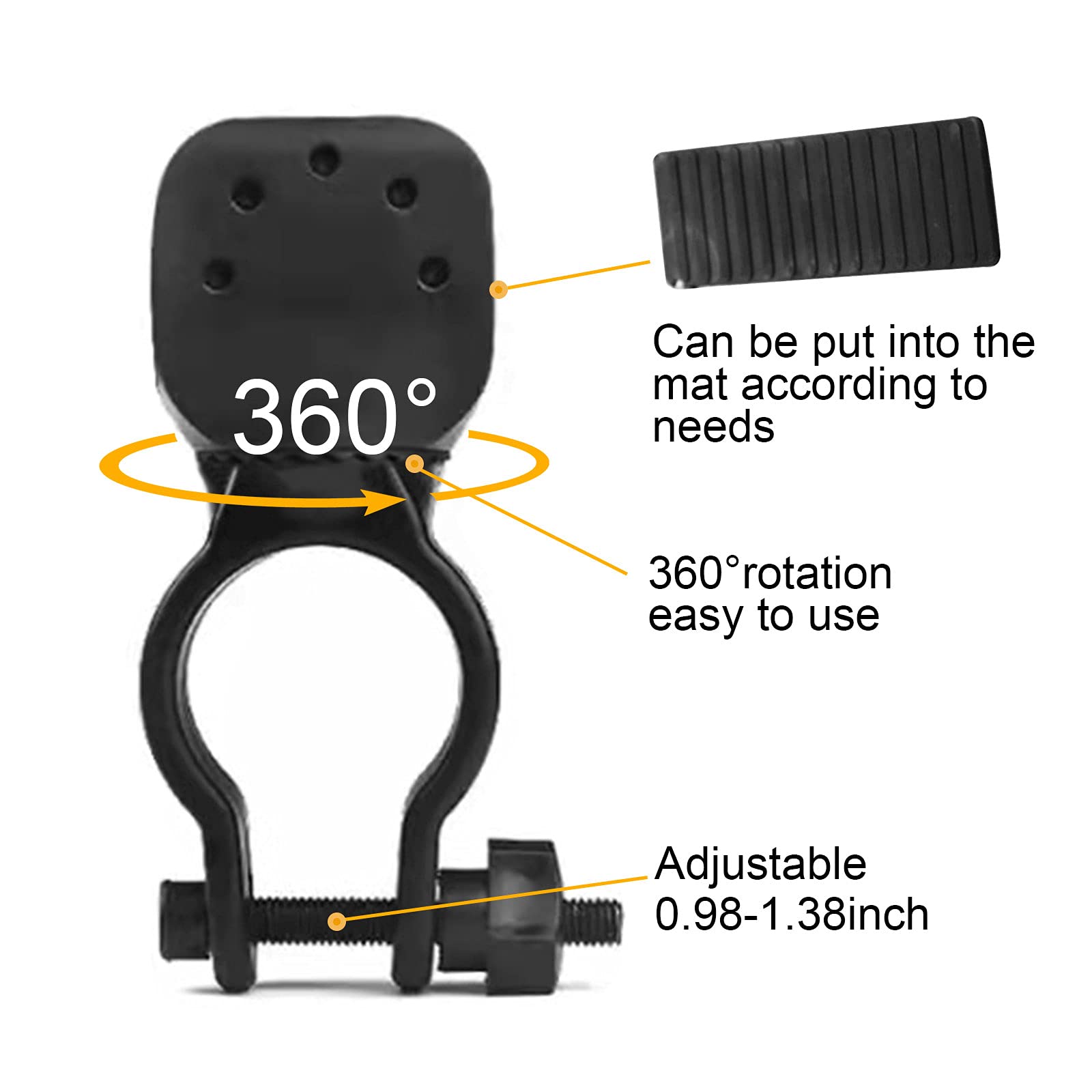 2-Pack Cane Holder for Walker Accessories - Universal Walking Stick & Rollator Wheelchair Cane Clip (Style 1) - Ideal for Elderly Mobility Aids & Medical Equipment Organization