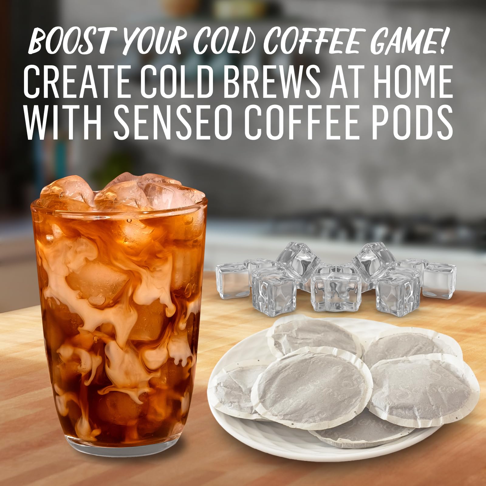 Senseo Strong Dark Roast Coffee Pods - 480 Count Bulk Pack (10 x 48) | Single Serve Compostable Coffee Capsules for Senseo Machines | Perfect for Hot Coffee, Iced Coffee & Cold Brew | Office, Home & Travel Use