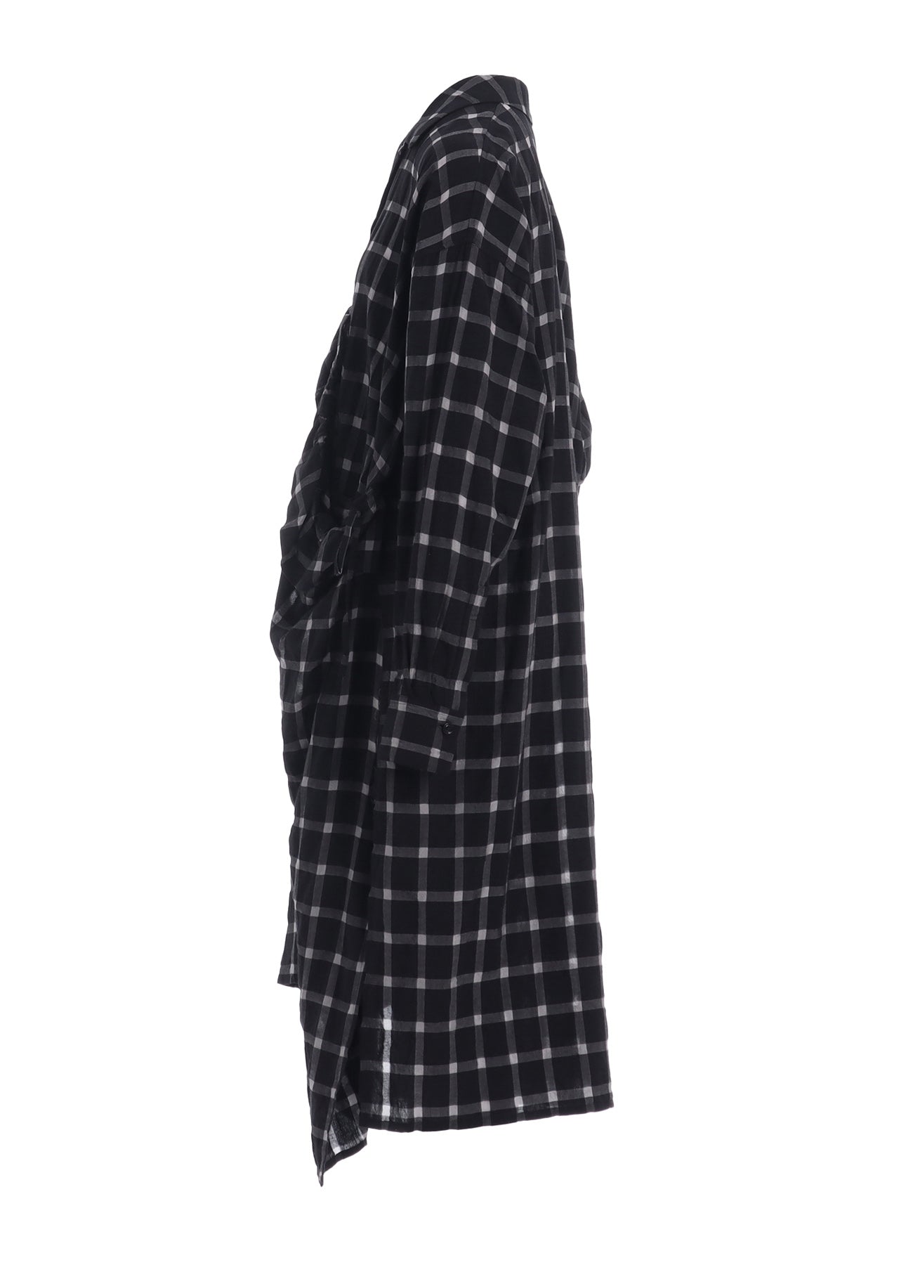 Soft & Stylish Cotton Cupro Plaid Shirt Dress for Women - Comfortable Casual & Office Wear - Perfect for Work, Dates & Everyday Outfits