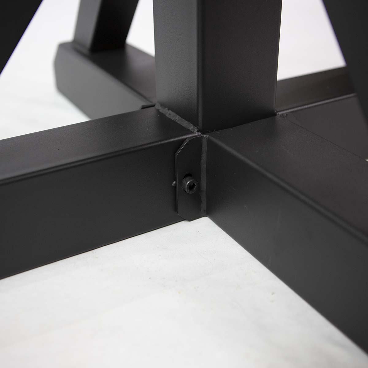 SS511 Round Dining Table Legs - 1 Set of 710mm Tall Metal Trestle Legs for Kitchen, Restaurant & Home Furniture | Sturdy Support for Dining Tables, Countertops & Workbenches