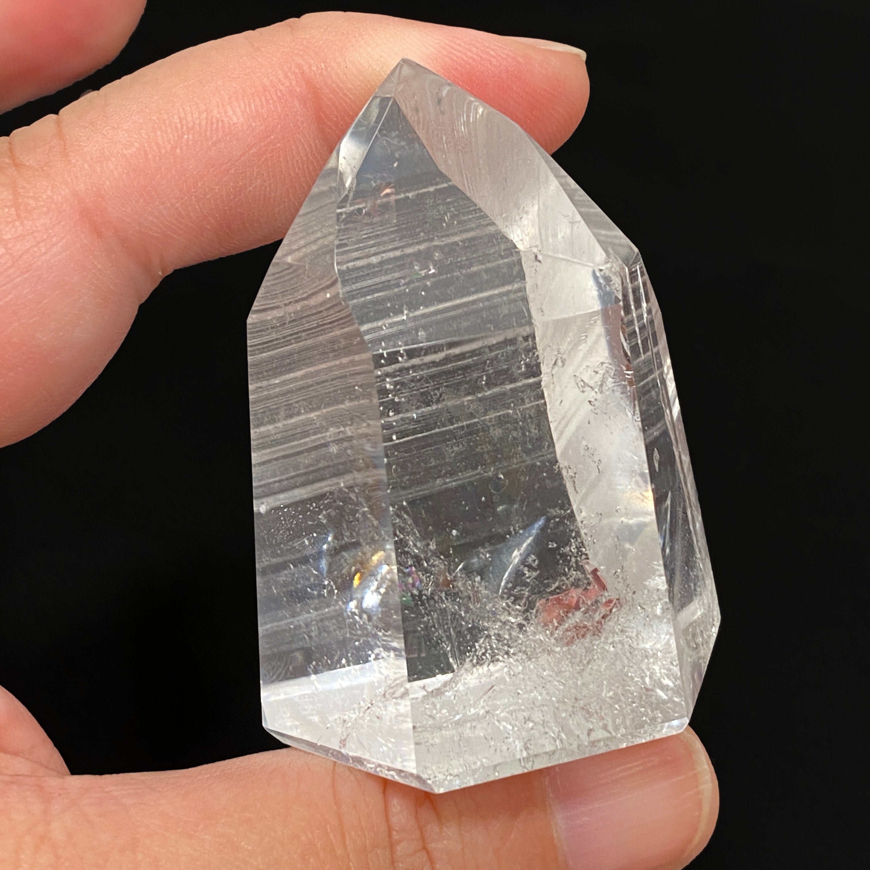 Lemurian Seed Crystal Polished Point - 118g 57x43mm LSQ 22 - Healing Stone for Meditation, Energy Work & Spiritual Growth