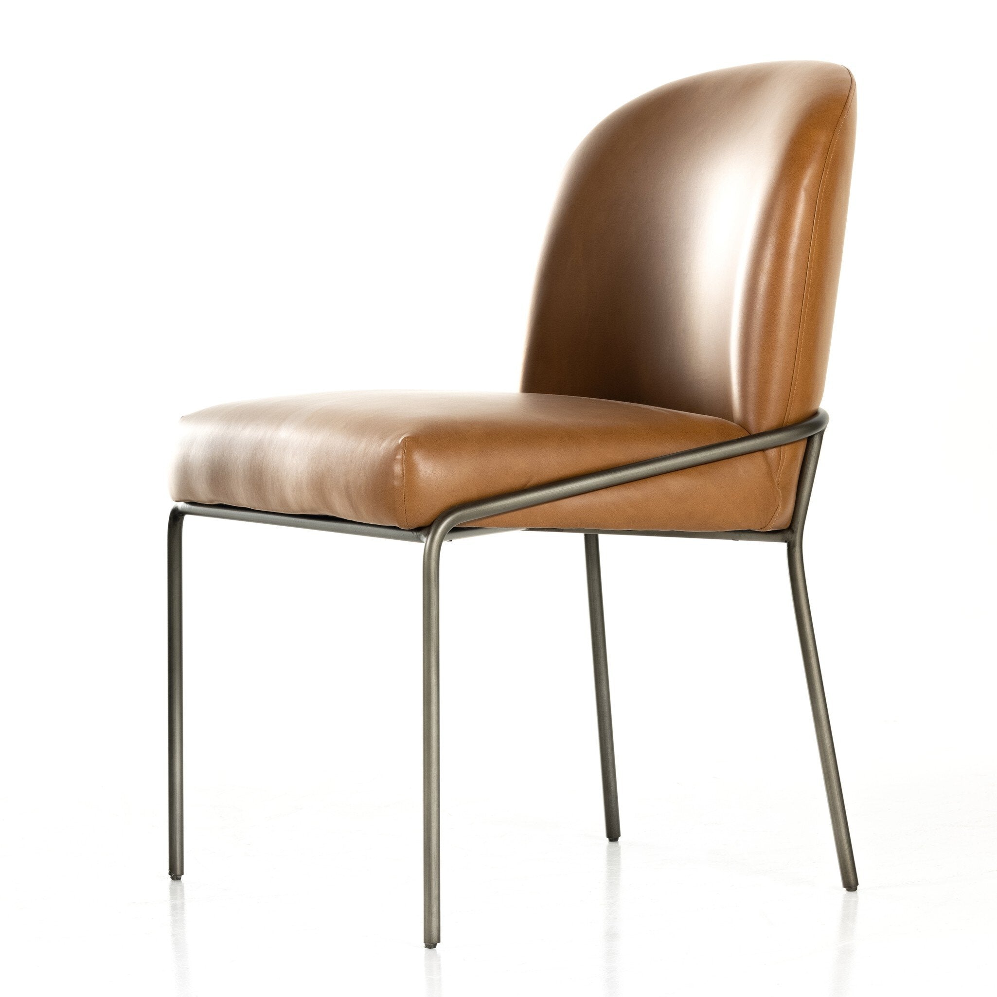 Astrud Dining Chair in Sierra Butterscotch - Modern Wooden Kitchen Chair by Four Hands | Perfect for Dining Room, Kitchen, and Breakfast Nook | Model 100229 005