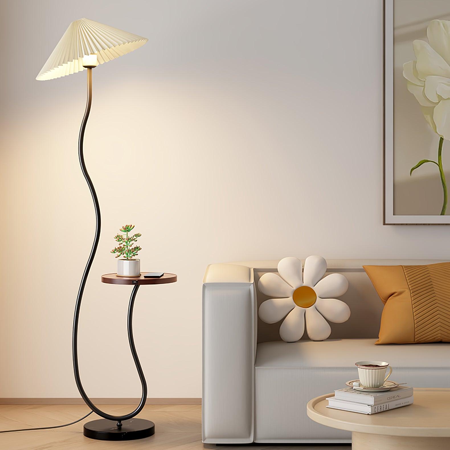 Modern Curvature Floor Lamp - Adjustable LED Standing Light for Living Room, Bedroom & Office - Stylish Home Decor Lighting for Reading & Relaxation