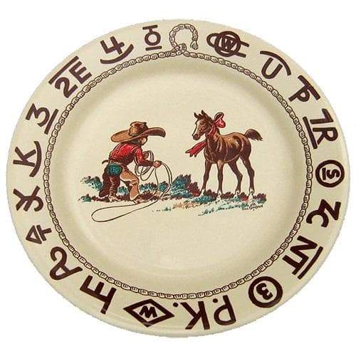 Branded Cowboy Christmas Western Lunch Plate - Rustic Holiday Dinnerware for Christmas Parties, Cowboy Themed Events & Western Decor - Perfect for Festive Gatherings & Home Decor