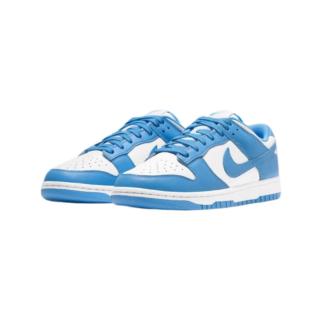 Nike Dunk Low PS (Pre School) UNC University Blue White Sneakers - Kids' Basketball Shoes for School & Casual Wear