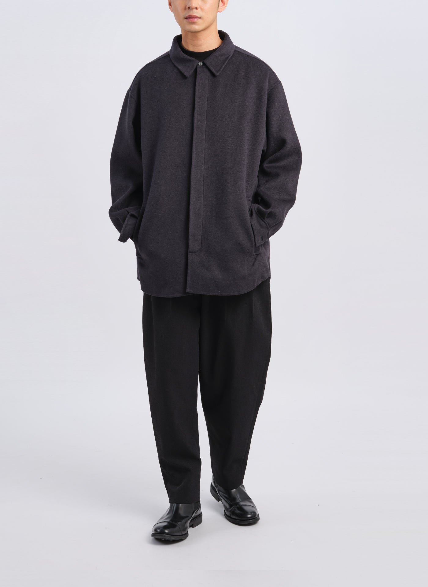 Solotex Gabardine Work Pants - Wide Tapered Fit for Men - Durable Office & Business Casual Trousers [Size 12] - Perfect for Professional Workwear & Smart Office Attire