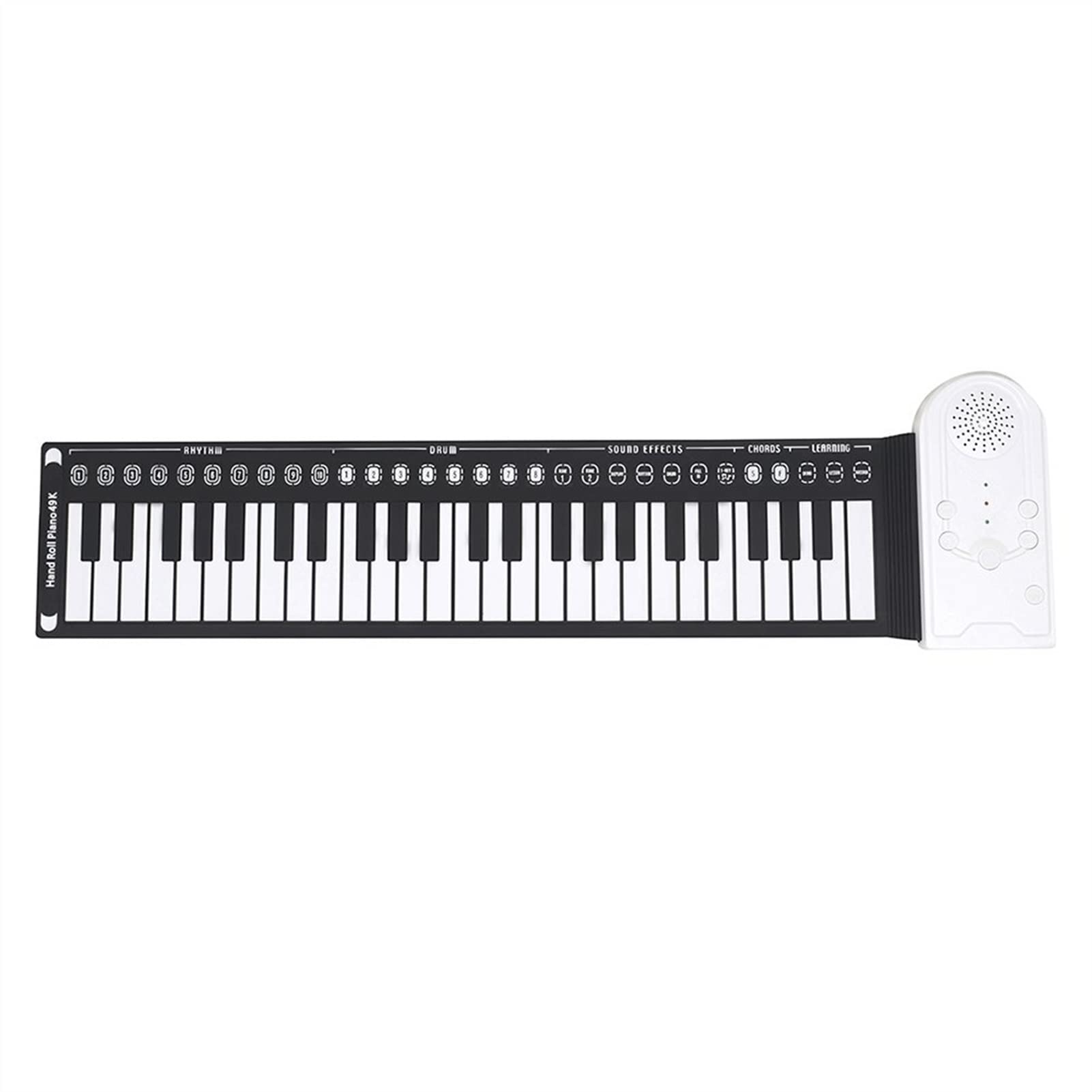 49-Key Foldable Piano Keyboard - Portable Electronic MIDI Keyboard with Built-in Speaker | Perfect for Travel, Home Practice & Live Performances