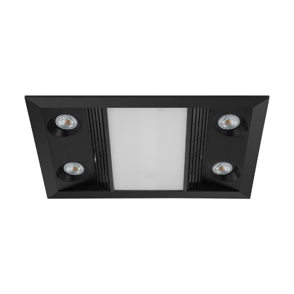 Eglo Inferno 4-in-1 Bathroom Heater with Exhaust Fan and LED Light - Perfect for Bathroom, Spa, and Home Sauna Ventilation & Lighting