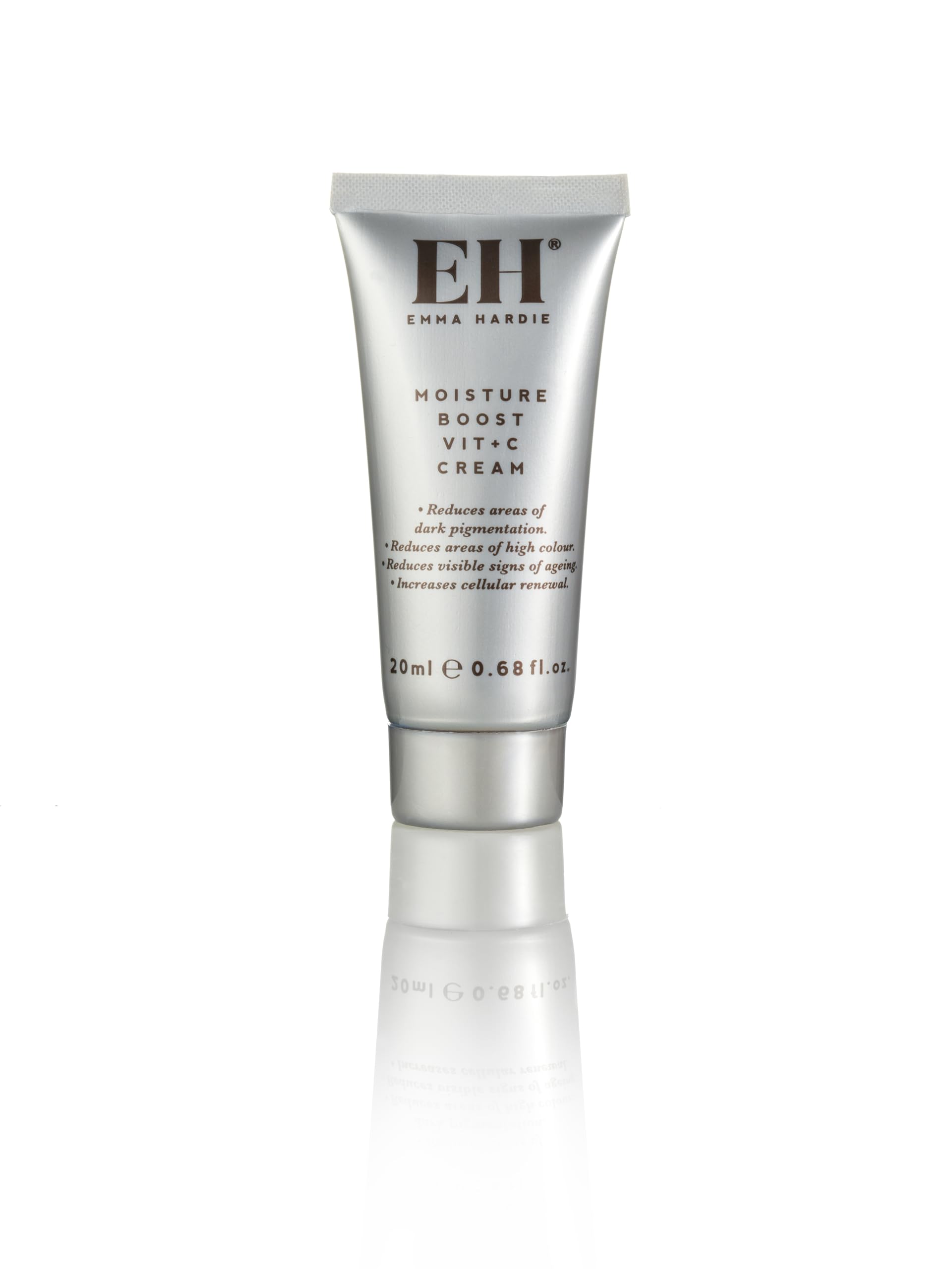 Emma Hardie 20ml Moisture Boost Vitamin C Face Cream - Antioxidant Complex for Dark Spot Reduction, Hyperpigmentation Treatment & UV Protection - Sensitive Skin Friendly Vegan & Cruelty-Free - Perfect for Daily Skincare Routine & Nighttime Repair