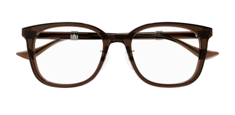 Gucci GG1500OK 004 Brown Soft Square Men's Eyeglasses - Classic Designer Frames for Men | Perfect for Work, Reading & Fashion Accessories