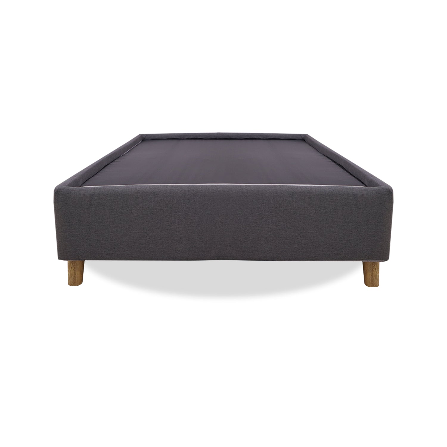 Dark Gray Zehnder Bed Base 120x190cm Semi-Double Size - Perfect for Guest Rooms, Small Bedrooms & Modern Home Decor