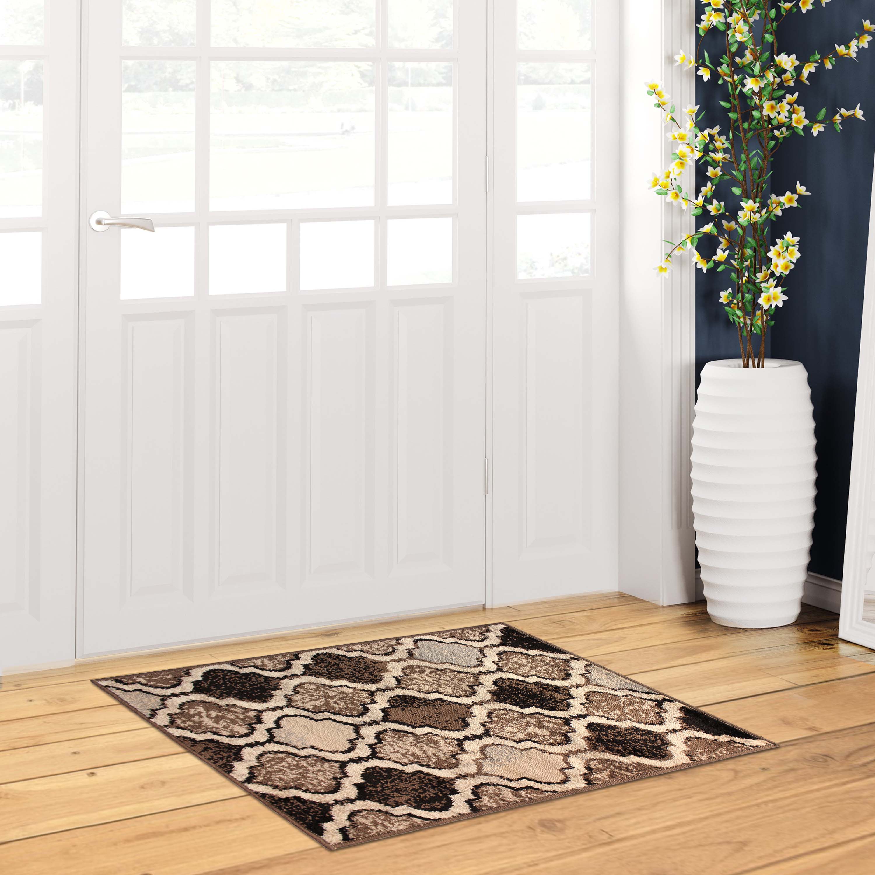 Viking Geometric Trellis Indoor Area Rug & Runner - Non-Slip Boho Chic Carpet for Living Room, Bedroom, Hallway - Perfect for Nordic Home Decor & Cozy Spaces