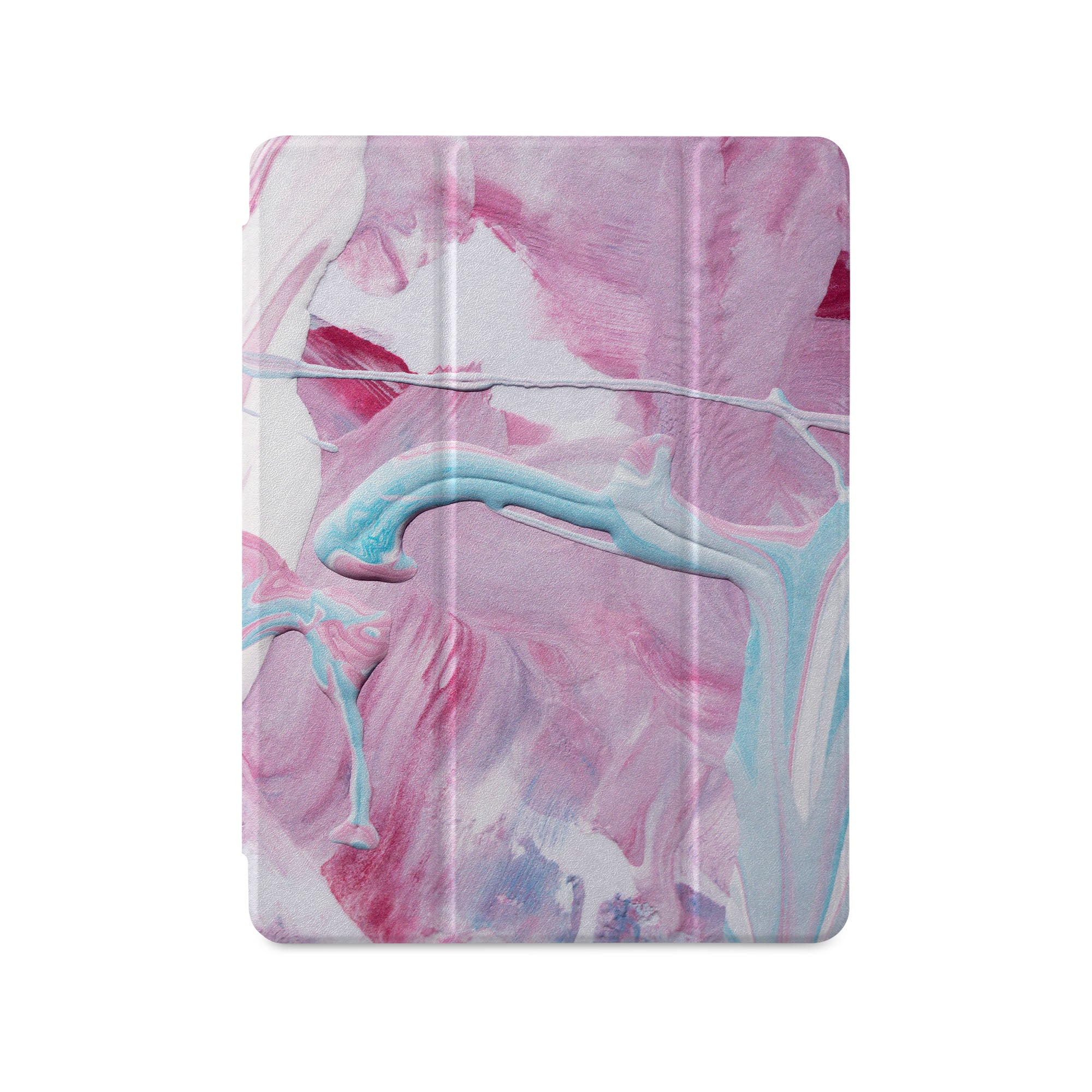 Premium iPad 360 Elite Case with Abstract Oil Painting Design - Protective Cover for iPad Pro/Air/Mini - Perfect for Work, Travel & Home Use