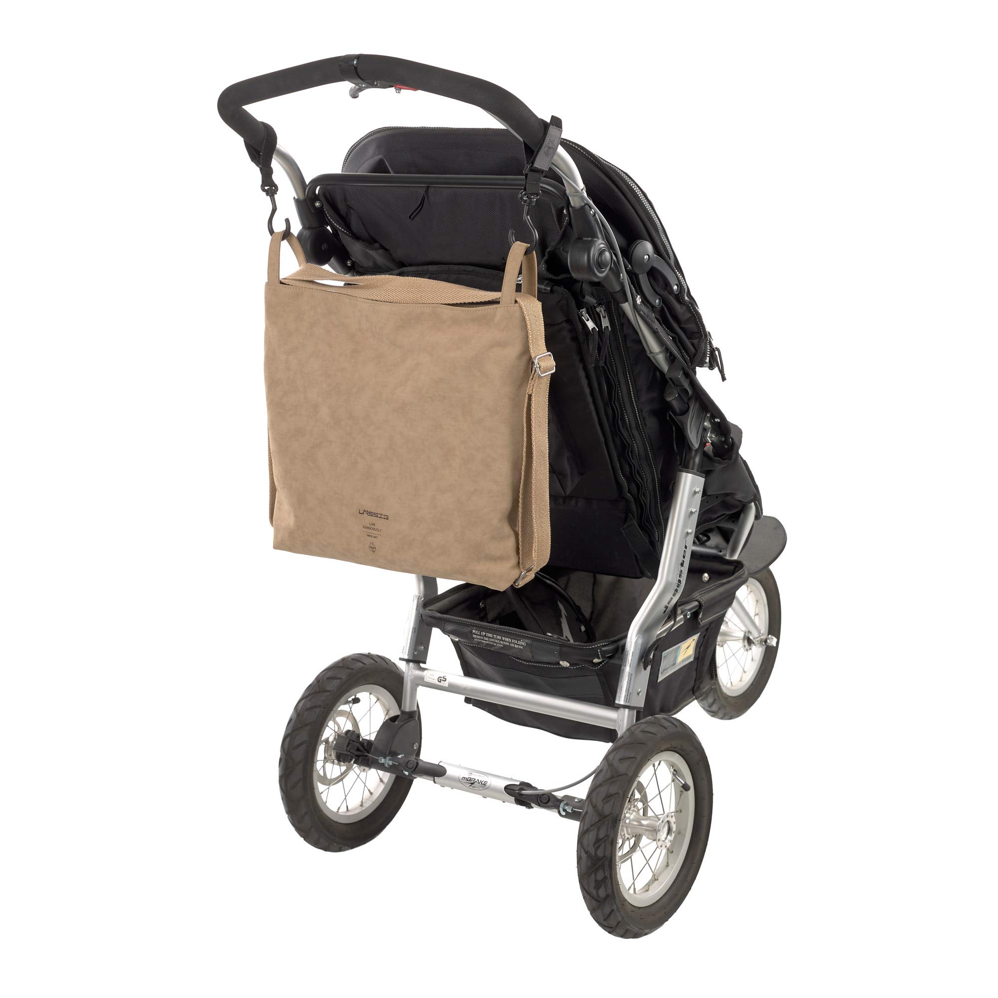 Lässig Tender Camel Convertible Diaper Bag - Stylish & Spacious Baby Essentials Organizer for Moms | Perfect for Travel, Daycare & On-the-Go Parenting