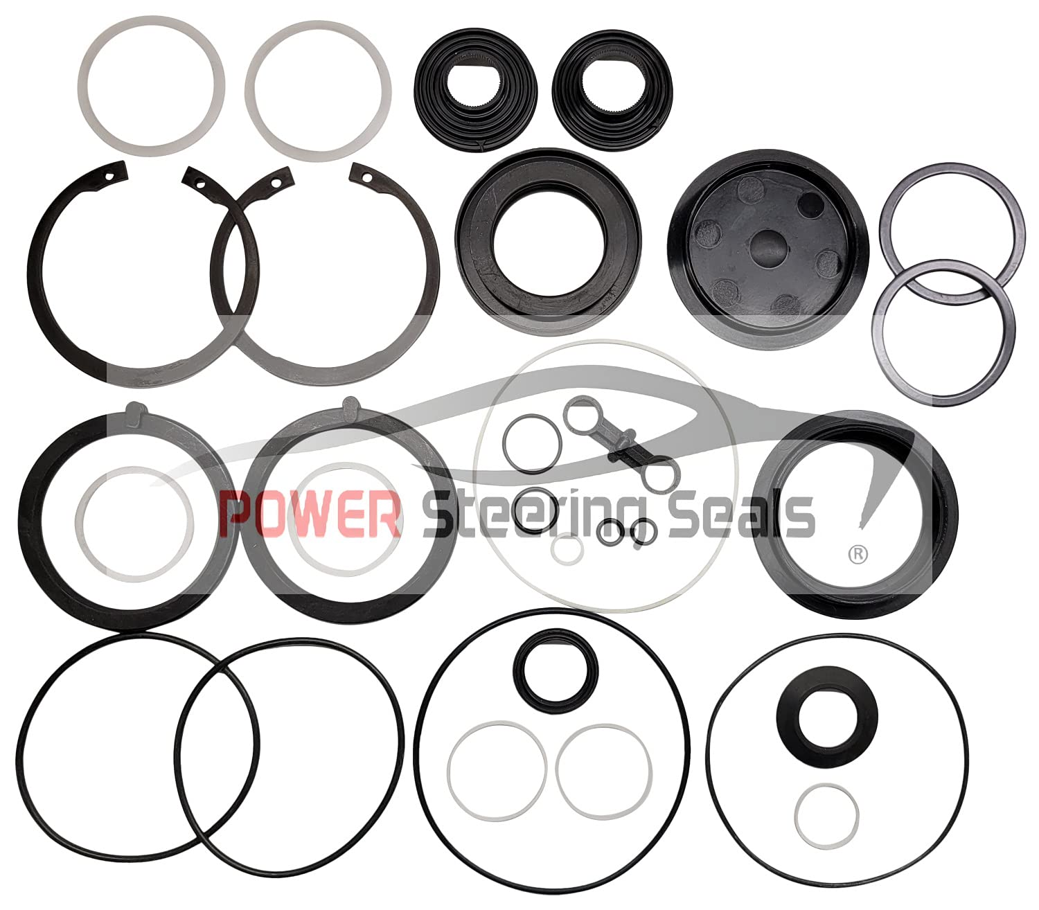 Premium Power Steering Seal Kit for ZF 8016 - Heavy Duty O-Ring & Gearbox Seals | Complete Replacement Parts for Smooth Steering Performance | Ideal for Trucks, SUVs & Off-Road Vehicles