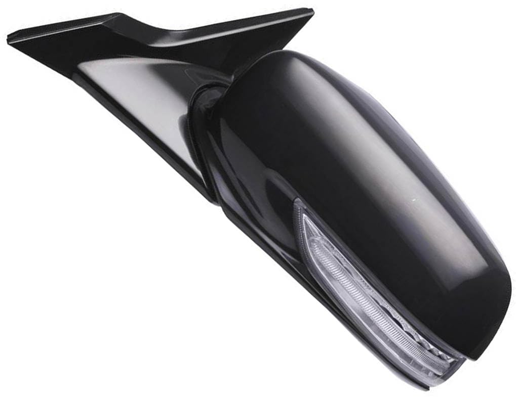 APDTY 143350 Power Heated Memory Side View Mirror with Turn Signal - Paint to Match Replacement for Cars, Trucks & SUVs - Perfect for Winter Driving & Nighttime Safety