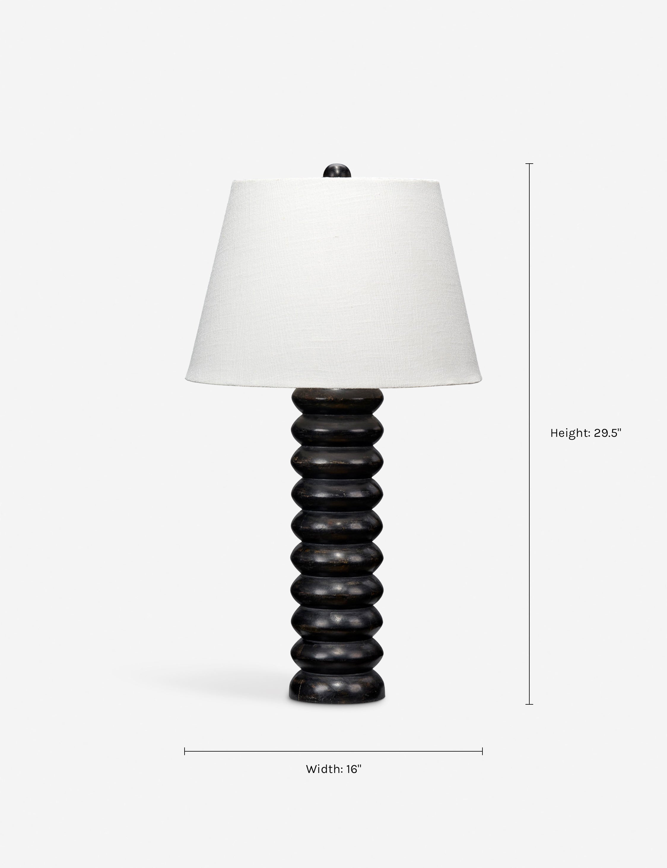 Delacourt Modern Table Lamp - Stylish Bedside & Living Room Lighting for Home Decor - Perfect for Reading, Relaxing & Nightstand Use