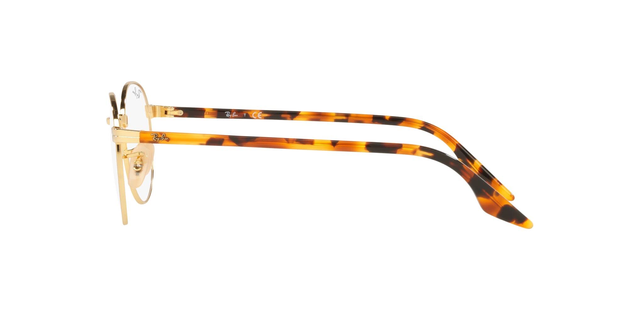 Ray-Ban Rx3691vf Low Bridge Fit Round Prescription Eyewear Frames for Men & Women - Comfortable Glasses for Small Nose Bridge, Perfect for Reading & Daily Wear