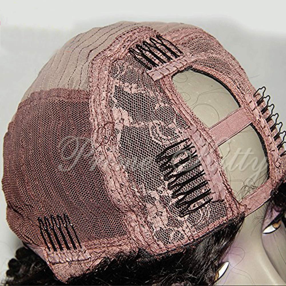 1X3 U Part Wig Human Hair Wigs for Black Women - Brazilian Virgin Hair Kinky Straight U Part Wigs (130% Density, 10