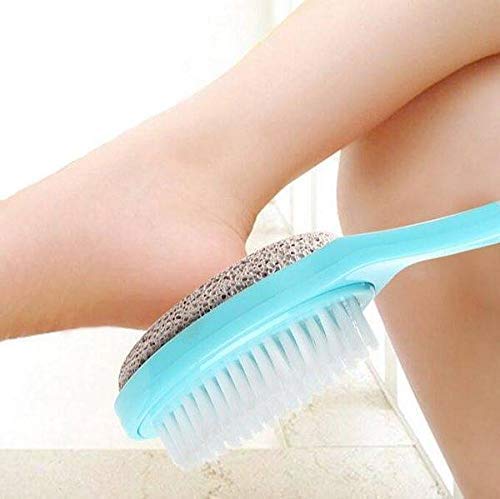 Kunya 4-in-1 Foot File & Pedicure Brush Set - Multi-Use Pedicure Paddle for Cleansing, Scrubbing, Filing & Buffing - Professional Manicure & Pedicure Tool for Home Spa & Nail Care