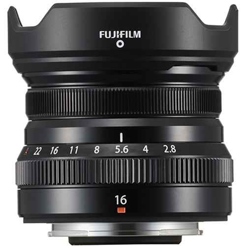 FUJIFILM XF 16mm f/2.8 R WR Prime Lens for X-Mount Cameras - Compact & Weather-Resistant (Black) - Perfect for Travel, Street & Landscape Photography