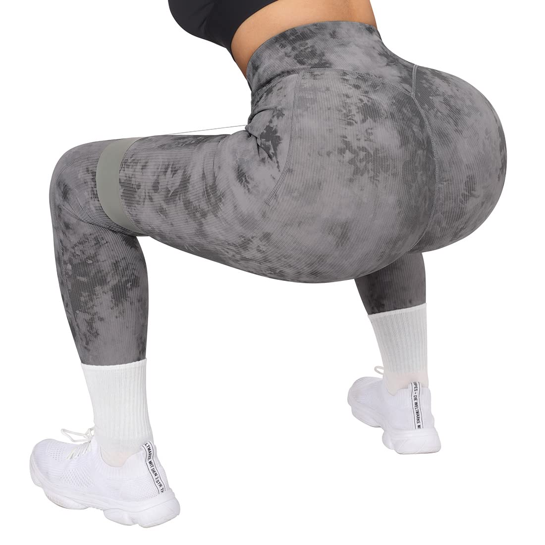 SUUKSESS Women's High Waisted Ribbed Seamless Leggings - Workout, Gym, Yoga Pants for Running, Lounge & Everyday Wear