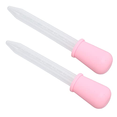 **Food-Grade Liquid Dropper for Candy Making - 2 Pack Pink Pipettes for Cake Decorating, DIY Desserts & Baking Supplies | Safe, Sturdy & Easy to Use**