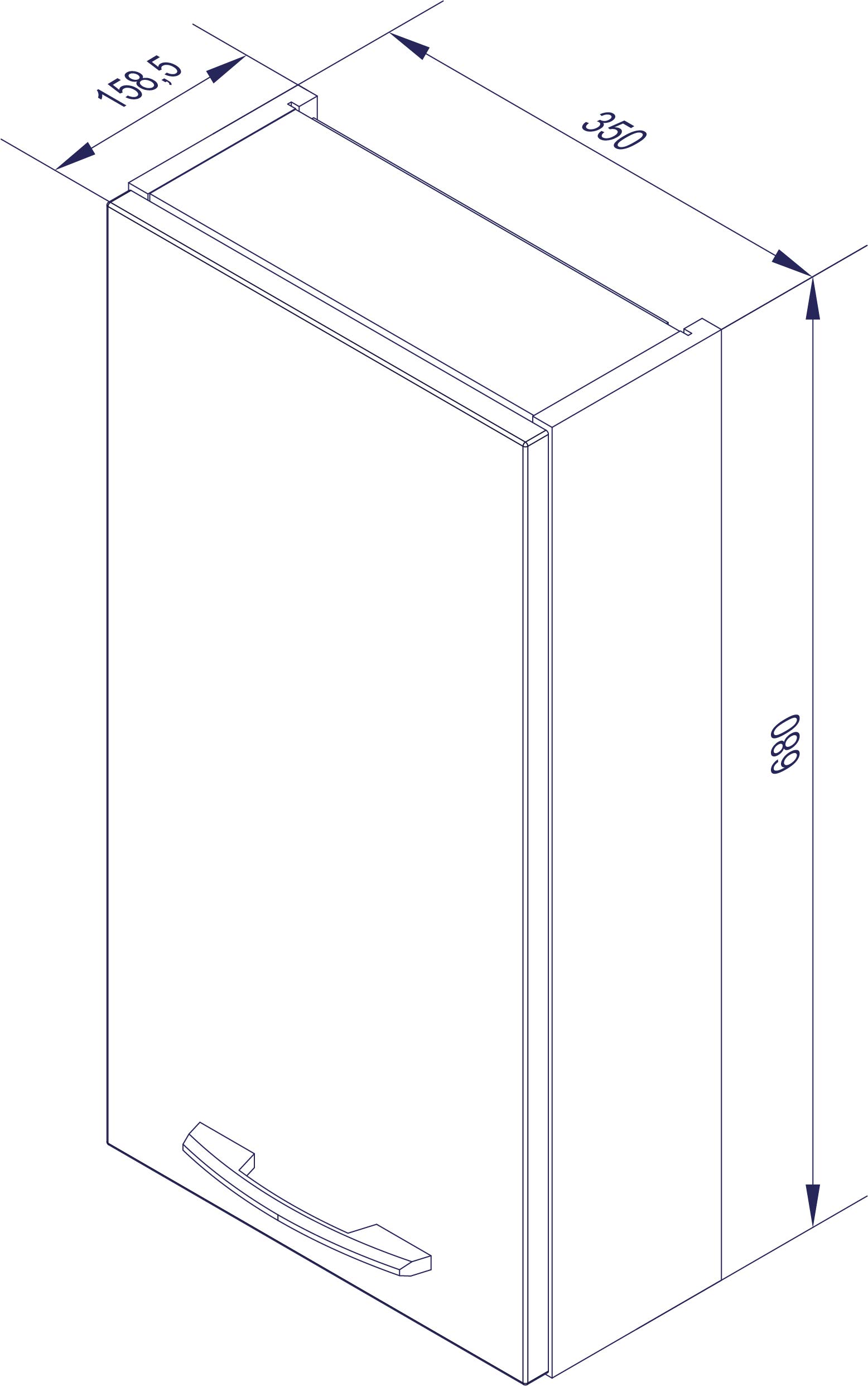 Attack Right Glossy White Hanging Vadea - Perfect for Home Decor, Office Spaces & Gift Giving