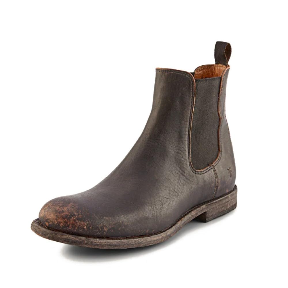 Frye Tyler Men's Chelsea Boots - Flexible Blake Construction, Elastic Side Panels, Comfort Footbed & Leather Lining (6