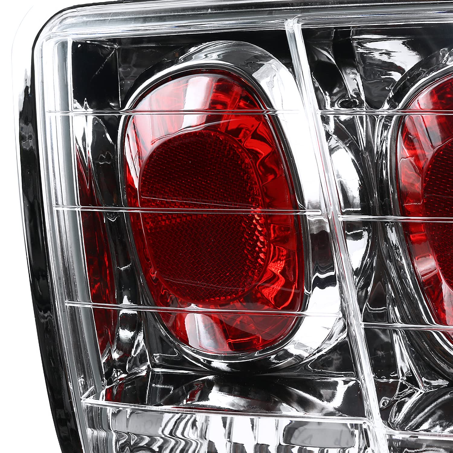 Spec-D Tuning Clear LED Headlights + Rear Brake Parking Lamps Tail Lights for Ford Mustang 2005-2023 - Upgrade Your Ride with Enhanced Visibility & Style (Perfect for Night Driving & Car Shows)