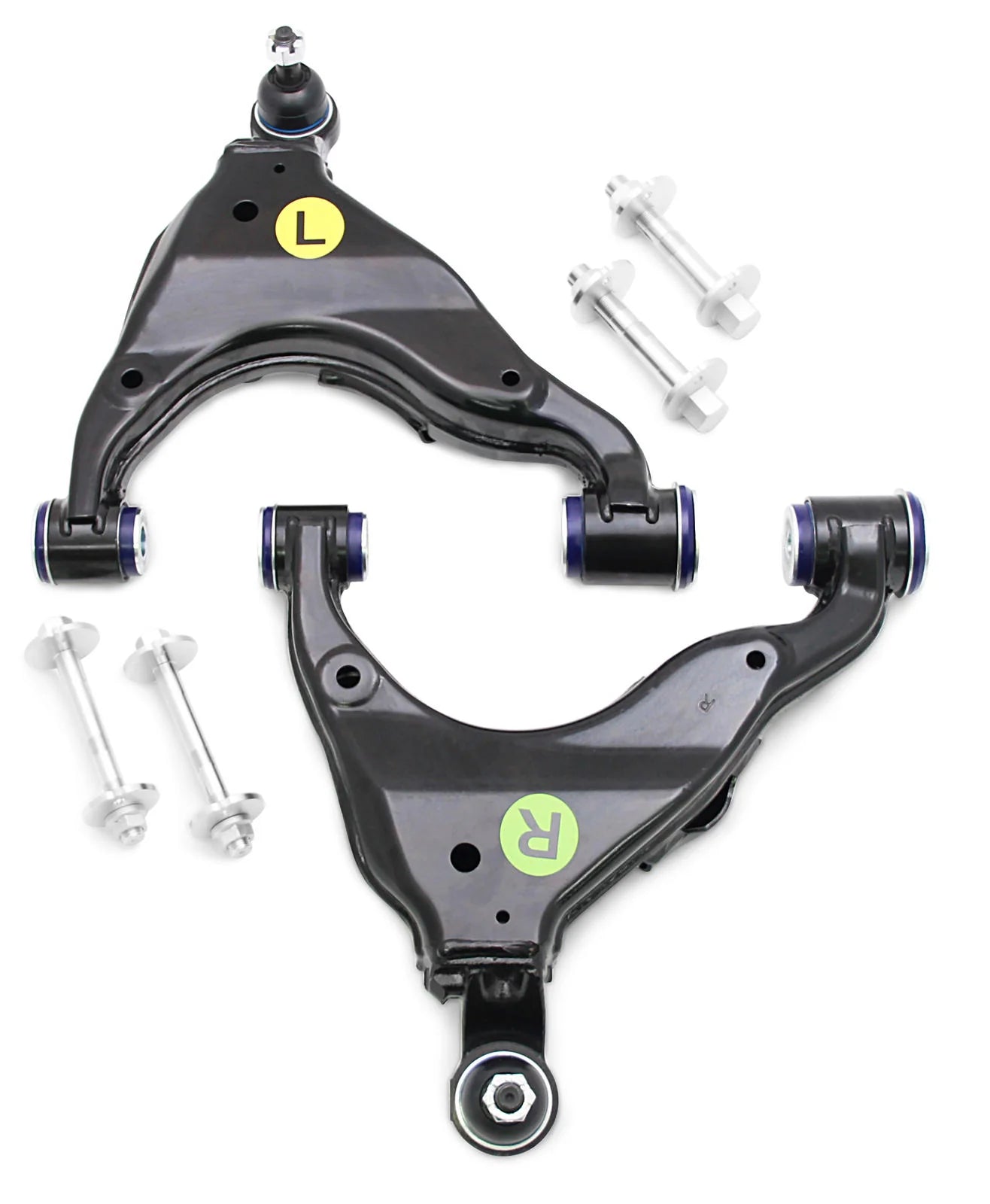 2009-2014 Toyota 4Runner & FJ Cruiser SuperPro Front Lower Control Arm Set - TRC483 | Camber Adjustable | Off-Road & Performance Upgrade for Better Handling