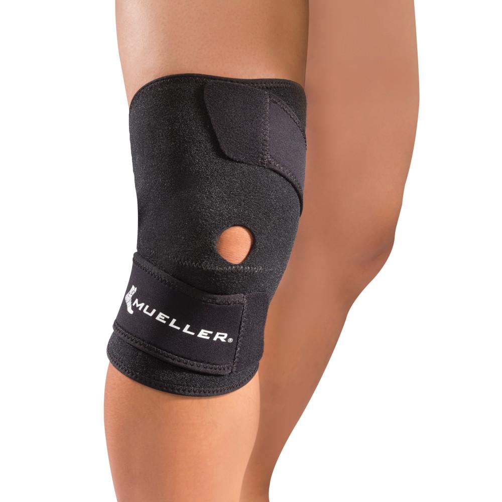 Mueller Wraparound Knee Brace - Adjustable Compression Support for Running, Sports & Arthritis Pain Relief - Breathable Neoprene Knee Sleeve for Men & Women - Ideal for Workouts, Hiking & Joint Protection