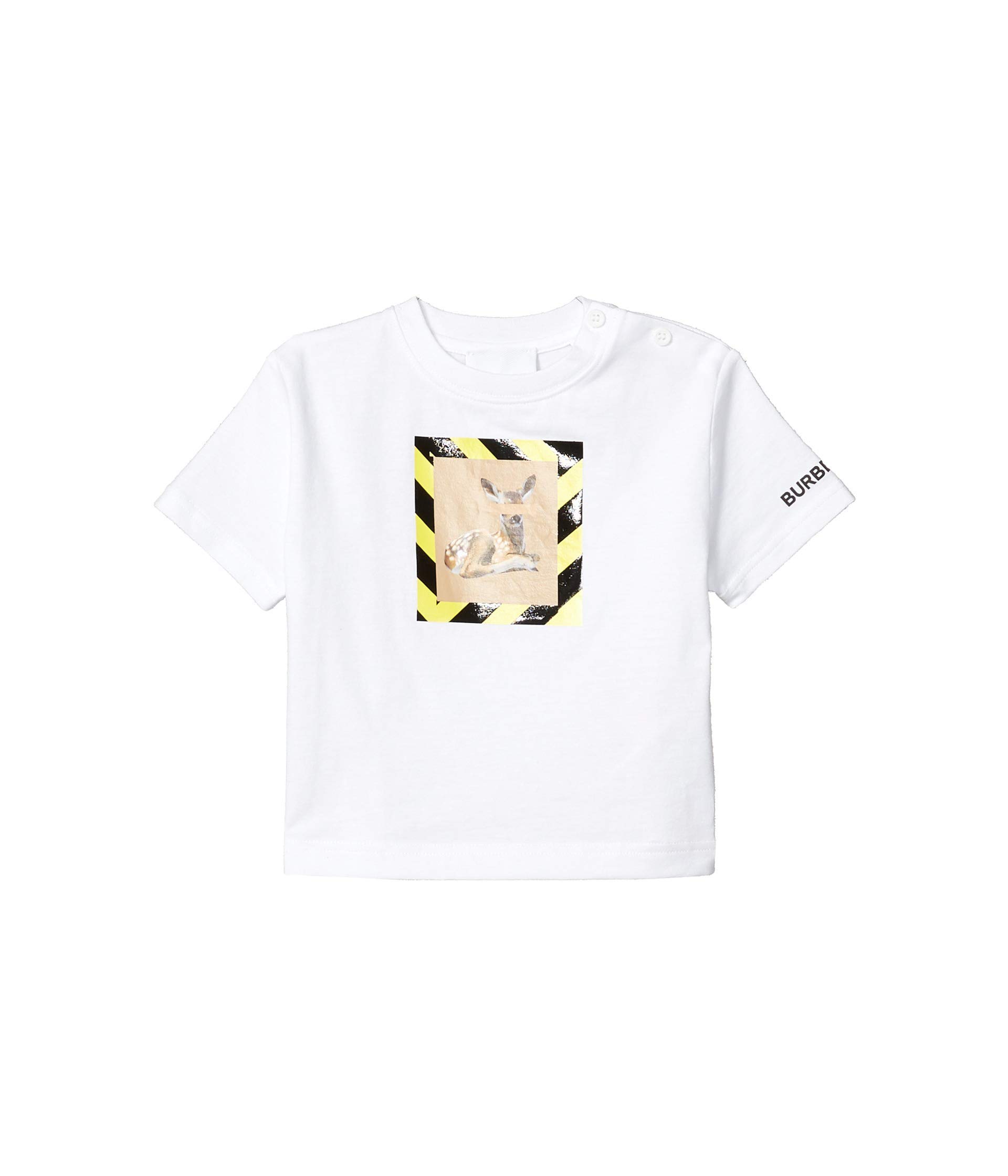 BURBERRY Kids Mini Renley Deer Graphic T-Shirt for Infants & Toddlers | Soft Cotton Baby Tee | Casual Outfit for Boys & Girls | Perfect for Playdates & Family Outings