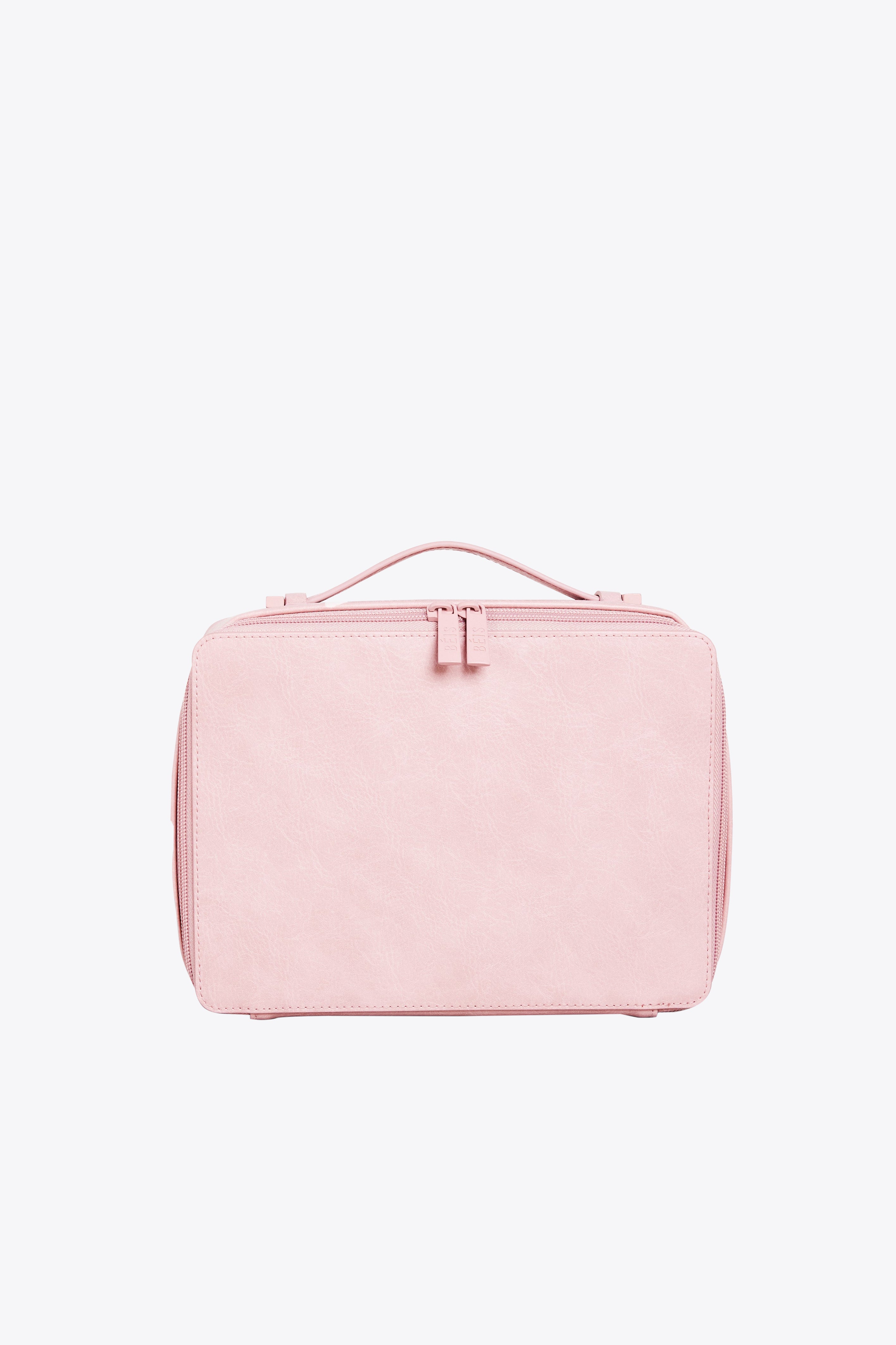 Atlas Pink Cosmetic Makeup Travel Case - Waterproof & Durable Organizer for Brushes, Lipstick, Skincare | Perfect for Travel, Gym, Home Storage
