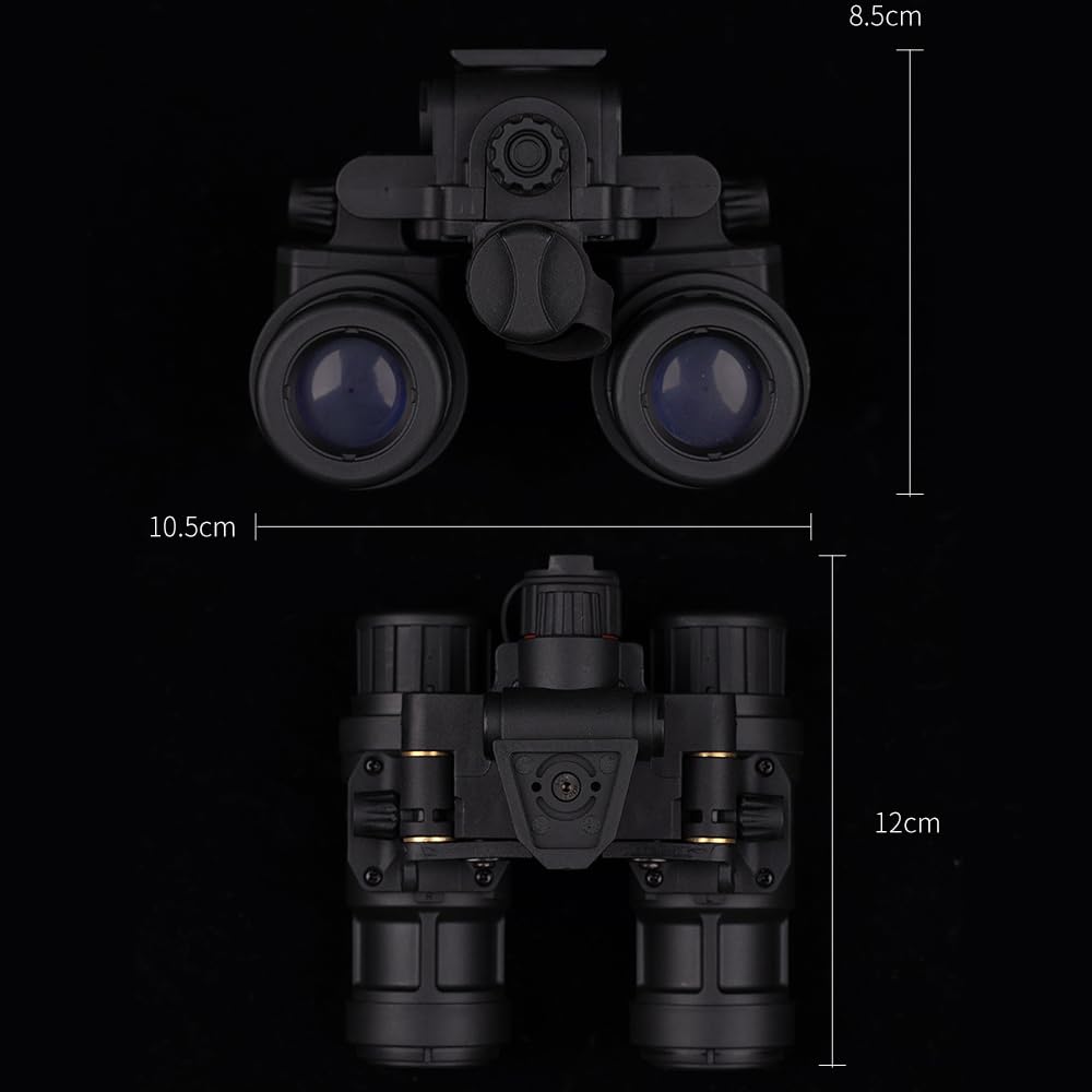 Tactical GPNVG-18 Dummy Night Vision Goggles - Realistic Helmet Mountable NVG Model for Military Cosplay, Airsoft & Tactical Display | Perfect for Halloween Costumes, Airsoft Battles & Military Collectors