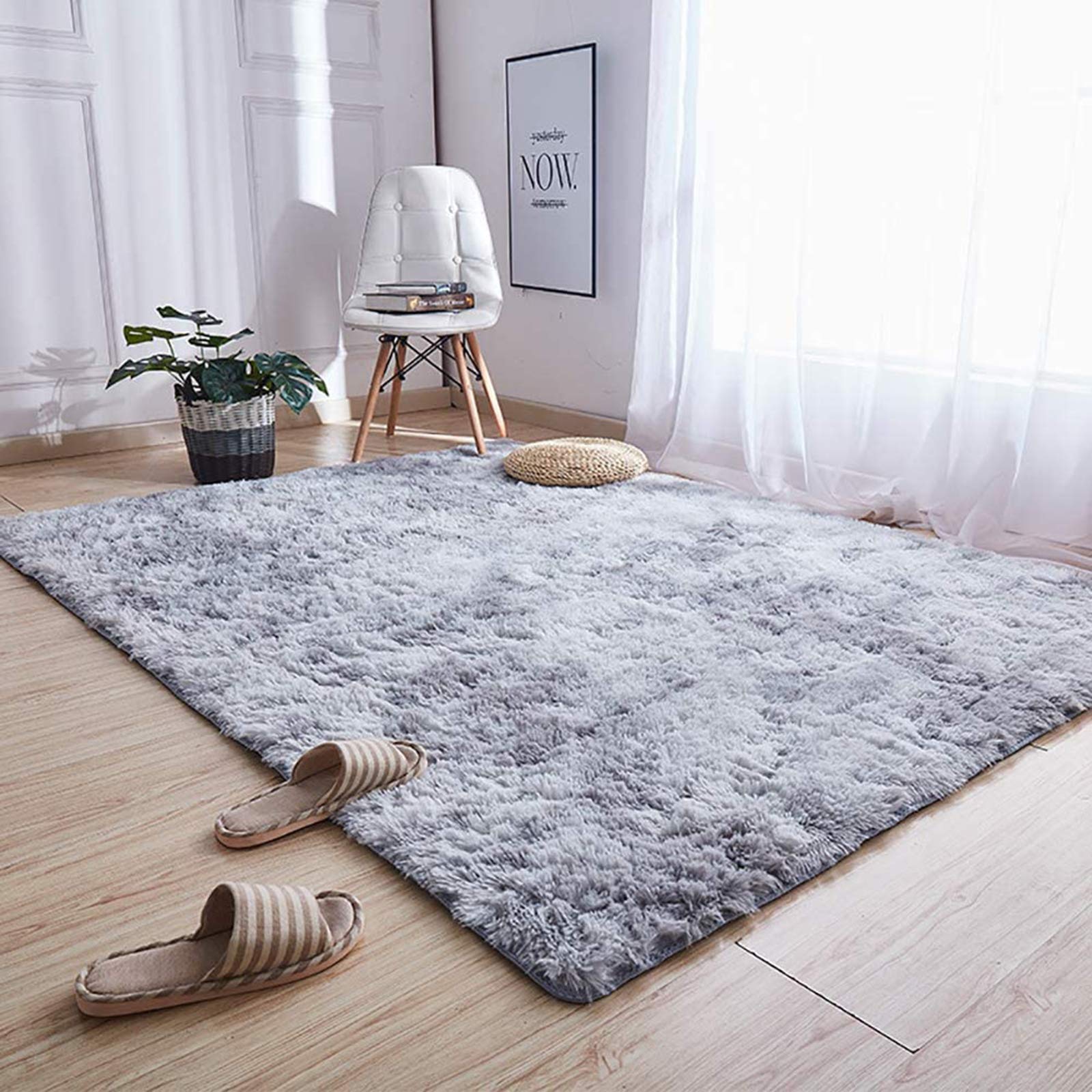 Ultra Soft Plush Bedroom Area Rug 3'9