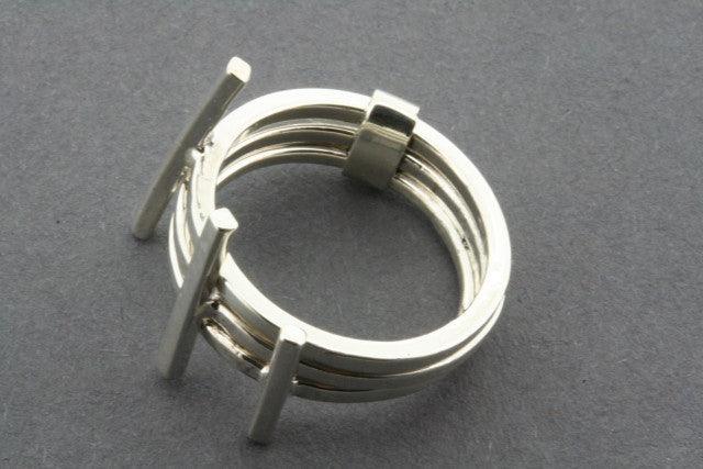 3-in-1 Sticks Ring - Multi-Functional Silicone Ring for Men & Women - Perfect for Sports, Workouts, and Everyday Wear