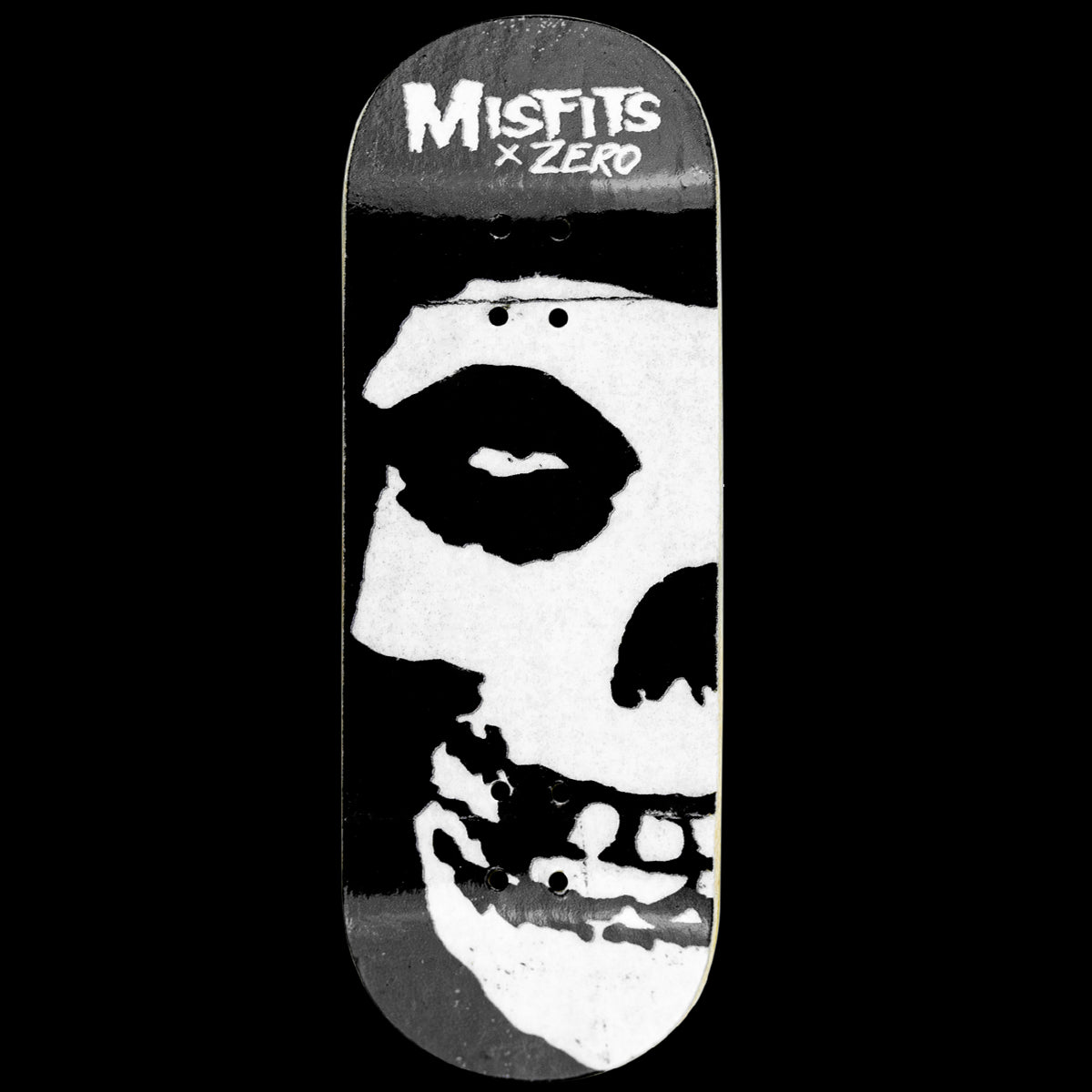 Misfits Zero Fingerboard Deck - Mini Skateboard for Finger Tricks & Training - Perfect for Skateboard Practice, Office Stress Relief & Collectibles
