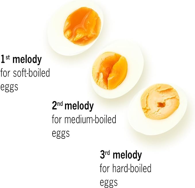 Love BeepEgg – Digital Egg Timer for Perfect Boiled Eggs – Food Safe Musical Egg Cooker with 3 Doneness Levels (Soft/Medium/Hard) – Floating Singing Kitchen Timer – Ideal for Breakfast, Meal Prep & Cooking Enthusiasts – BPA-Free Kitchen Gadget