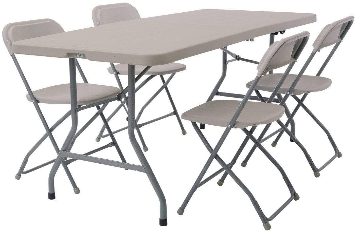 Office Star Work Smart™ Blow Mold Folding Chair Set [QT7205-05] - Lightweight Stackable Chairs for Home Office, Conference Rooms & Outdoor Events